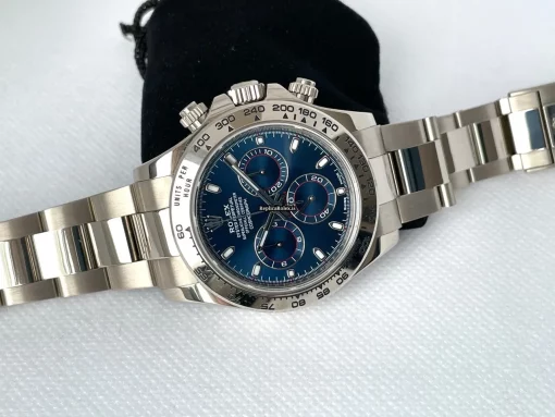 Durable Replica Rolex Daytona 116509 Caliber 4130 Automatic Movement 40mm White Gold Case Mens/unisex Watch - Image 12