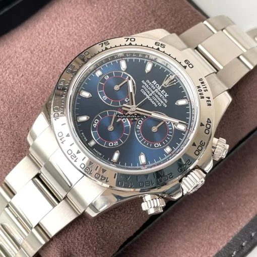 Durable Replica Rolex Daytona 116509 Caliber 4130 Automatic Movement 40mm White Gold Case Mens/unisex Watch - Image 5
