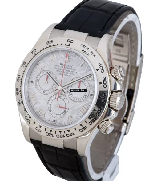 Trustworthy Replica Rolex Daytona 116519 Automatic Movement 40mm White Gold Case Mens/unisex Watch - Image 3