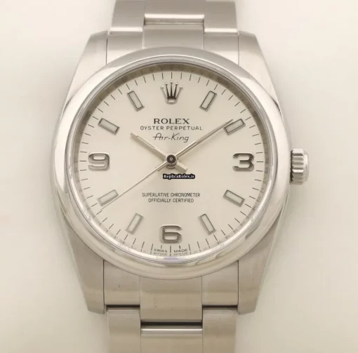 Attractive Replica Rolex Air King 114200 Caliber 3130 Automatic Movement 34mm Steel Case Mens/unisex Watch - Image 3