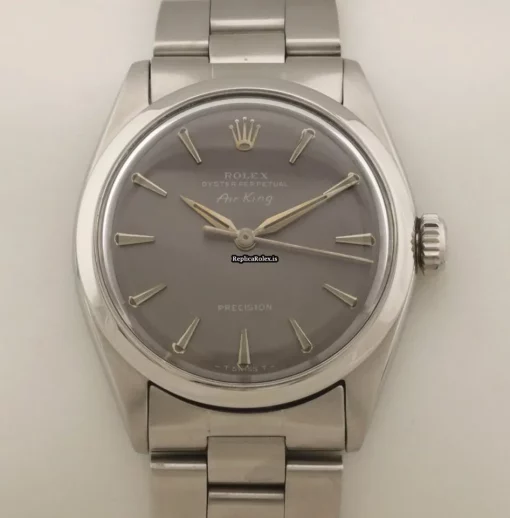 Fantastic Replica Rolex Air King Precision 5500 Caliber 1520 Automatic Movement 34mm Steel Case Mens/unisex Watch - Image 3