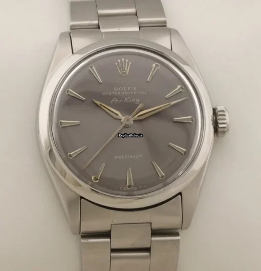 Fantastic Replica Rolex Air King Precision 5500 Caliber 1520 Automatic Movement 34mm Steel Case Mens/unisex Watch - Image 4