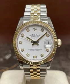 Nice Replica Rolex Lady-datejust 178273 Caliber 2235 Automatic Movement 31mm Gold/steel Case Womens Watch