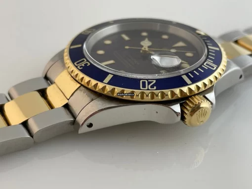 Distinctive Replica Rolex Submariner Date 16613 Caliber 3135 Automatic Movement 40mm Gold/steel Case Mens/unisex Watch - Image 5