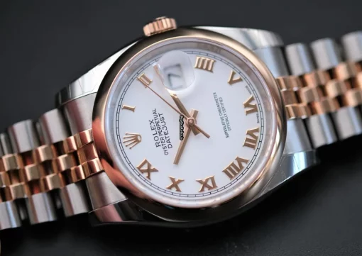 Wonderful Replica Rolex Datejust 116201 Automatic Movement 36mm Gold/steel Case Mens/unisex Watch - Image 2