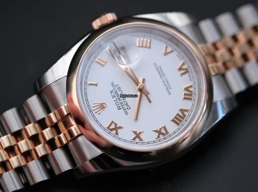 Wonderful Replica Rolex Datejust 116201 Automatic Movement 36mm Gold/steel Case Mens/unisex Watch - Image 3