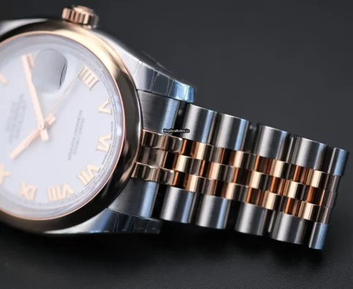 Wonderful Replica Rolex Datejust 116201 Automatic Movement 36mm Gold/steel Case Mens/unisex Watch - Image 7