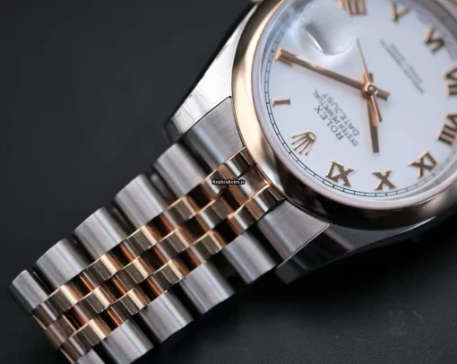 Wonderful Replica Rolex Datejust 116201 Automatic Movement 36mm Gold/steel Case Mens/unisex Watch - Image 8