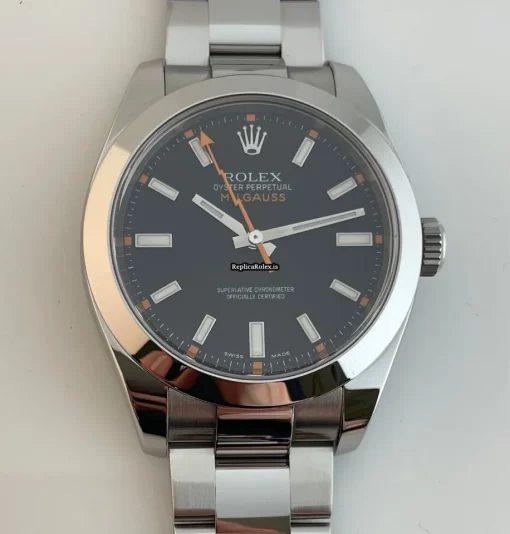 Appealing Replica Rolex Milgauss 116400 Caliber 3131 Automatic Movement 40mm Steel Case Mens/unisex Watch