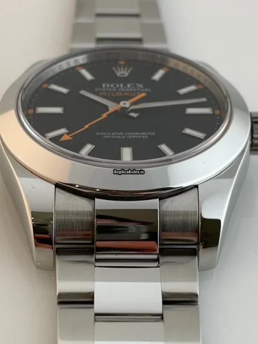 Appealing Replica Rolex Milgauss 116400 Caliber 3131 Automatic Movement 40mm Steel Case Mens/unisex Watch - Image 4