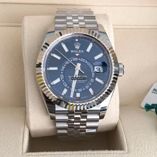 Durable Replica Rolex Sky-dweller 326934 Caliber 9001 Automatic Movement 42mm Steel Case Mens/unisex Watch - Image 2