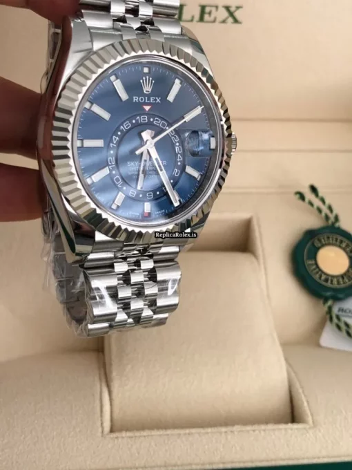 Durable Replica Rolex Sky-dweller 326934 Caliber 9001 Automatic Movement 42mm Steel Case Mens/unisex Watch - Image 5