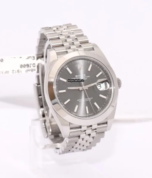 Swiss Clone Rolex Datejust 126300 Automatic Movement 41mm Steel Case Mens/unisex Watch - Image 2