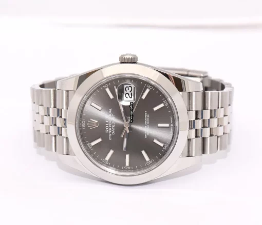Swiss Clone Rolex Datejust 126300 Automatic Movement 41mm Steel Case Mens/unisex Watch - Image 6