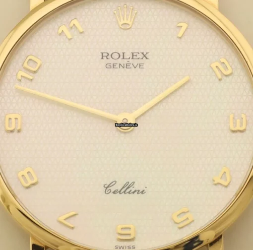 Amazing Replica Rolex Cellini 5112 Caliber 1602 Manual Winding Movement 32mm Yellow Gold Case Mens/unisex Watch - Image 2