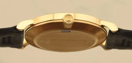 Amazing Replica Rolex Cellini 5112 Caliber 1602 Manual Winding Movement 32mm Yellow Gold Case Mens/unisex Watch - Image 5