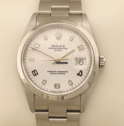 Special Replica Rolex Oyster Perpetual Date 15200 Caliber 3135 Automatic Movement 34mm Steel Case Mens/unisex Watch