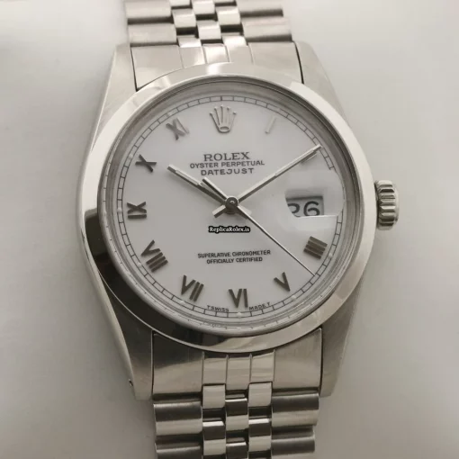 Appealing Replica Rolex Datejust 16000 Caliber 3035 Automatic Movement 36mm Steel Case Mens/unisex Watch - Image 4