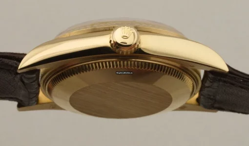 Awesome Replica Rolex Datejust 68278 Caliber 2130 Automatic Movement 31mm Yellow Gold Case Womens Watch - Image 5