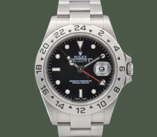 Offering Replica Rolex Explorer II 16570t Caliber 3185 Automatic Movement 40x47,2mm Steel Case Mens/unisex Watch