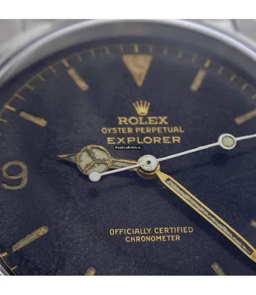 Fine Fake Rolex Explorer 6610 Automatic Movement 36mm Steel Case Mens/unisex Watch - Image 4