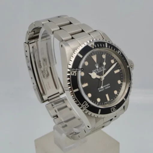 Affordable Replica Rolex Submariner 5513 Caliber 1520 Automatic Movement 40mm Steel Case Mens/unisex Watch - Image 8