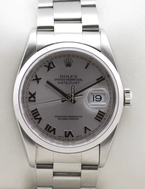 Cool Clone Rolex Datejust 16200 Caliber 3135 Automatic Movement 36mm Steel Case Watch - Image 2