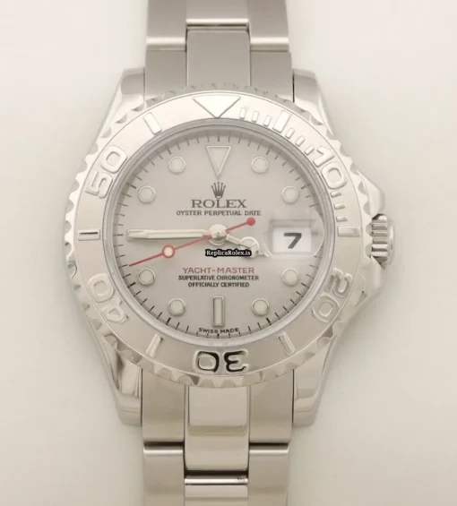 Quality Replica Rolex Yacht-master 169622 Caliber 2235 Automatic Movement 29mm Steel Case Womens Watch - Image 3