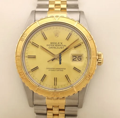 Durable Fake Rolex Datejust Turn-o-graph 16253 Caliber 3035 Automatic Movement 36mm Gold/steel Case Mens/unisex Watch