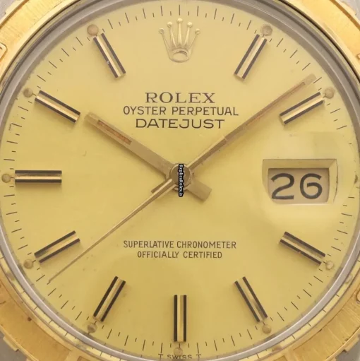 Durable Fake Rolex Datejust Turn-o-graph 16253 Caliber 3035 Automatic Movement 36mm Gold/steel Case Mens/unisex Watch - Image 2