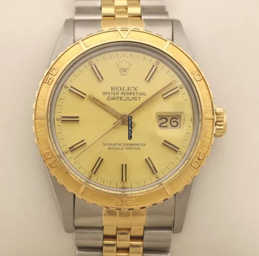 Durable Fake Rolex Datejust Turn-o-graph 16253 Caliber 3035 Automatic Movement 36mm Gold/steel Case Mens/unisex Watch - Image 3