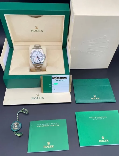 Lovely Fake Rolex Explorer II 216570 Caliber 3187 Automatic Movement 42mm Steel Case Mens/unisex Watch - Image 14