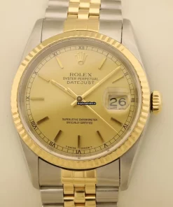 Trustworthy Replica Rolex Datejust 16233 Caliber 3135 Automatic Movement 36mm Gold/steel Case Mens/unisex Watch