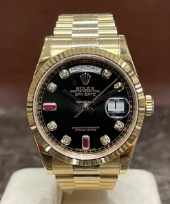 Reliable Fake Rolex Day-date 36 118238 Caliber 3155 Automatic Movement 36mm Yellow Gold Case Mens/unisex Watch