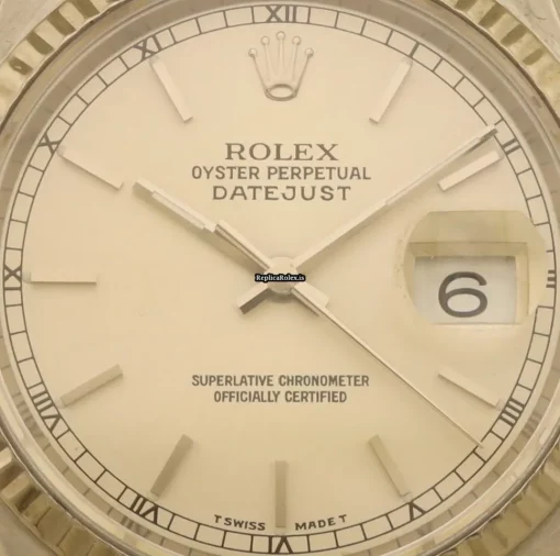 Exquisite Copies Rolex Datejust 16234 Caliber 3135 Automatic Movement 36mm Gold/steel Case Mens/unisex Watch - Image 2