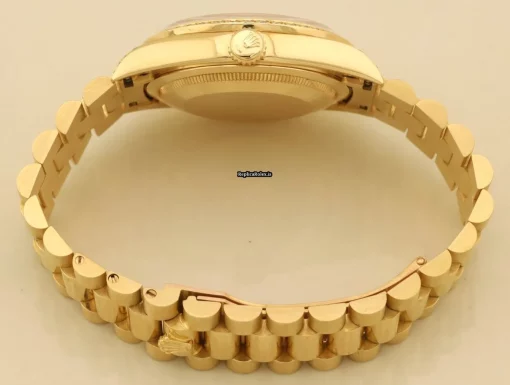 Fantastic Replica Rolex Day-date 36 18388 Caliber 3155 Automatic Movement 36mm Yellow Gold Case Mens/unisex Watch - Image 7
