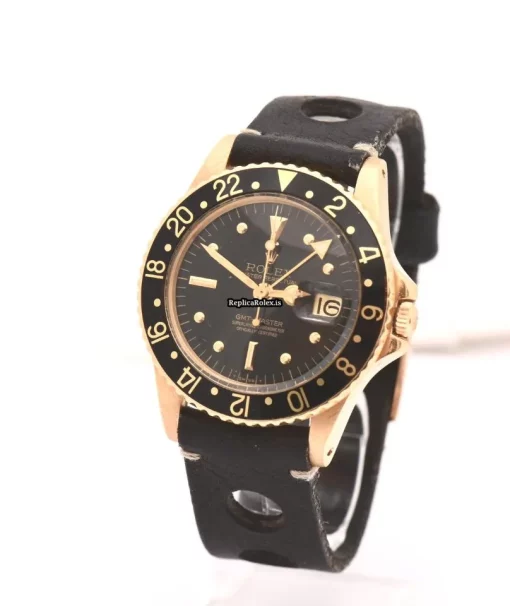 Terrific Fake Rolex Gmt-master 1675 Automatic Movement 40mm Yellow Gold Case Mens/unisex Watch - Image 2