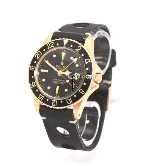 Terrific Fake Rolex Gmt-master 1675 Automatic Movement 40mm Yellow Gold Case Mens/unisex Watch - Image 3