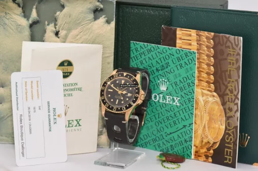 Terrific Fake Rolex Gmt-master 1675 Automatic Movement 40mm Yellow Gold Case Mens/unisex Watch - Image 9
