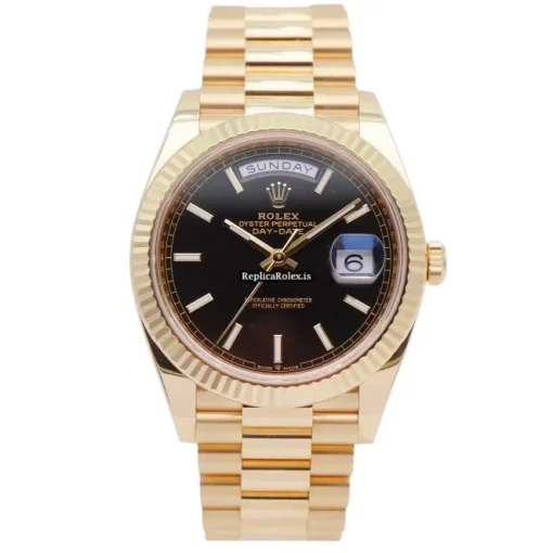 Top Replica Rolex Day-date 40 228238 Automatic Movement 40mm Yellow Gold Case Mens/unisex Watch