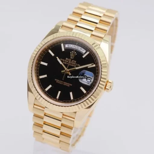 Top Replica Rolex Day-date 40 228238 Automatic Movement 40mm Yellow Gold Case Mens/unisex Watch - Image 2