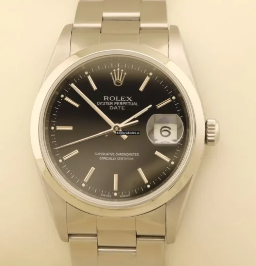 Reliable Replica Rolex Oyster Perpetual Date 15200 Caliber 3135 Automatic Movement 34mm Steel Case Mens/unisex Watch