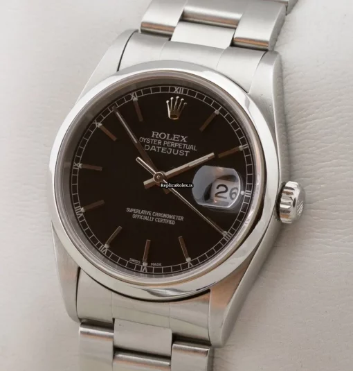 Wonderful Replica Rolex Datejust 16200 Caliber 3135 Automatic Movement 36mm Steel Case Watch