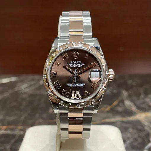 Nice Replica Rolex Lady-datejust 178341 Caliber 2235 Automatic Movement 31mm Gold/steel Case Womens Watch