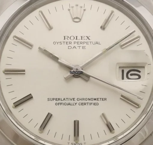 Suitable Replica Rolex Oyster Perpetual Date 1500 Caliber 1570 Automatic Movement 34mm Steel Case Mens/unisex Watch - Image 2