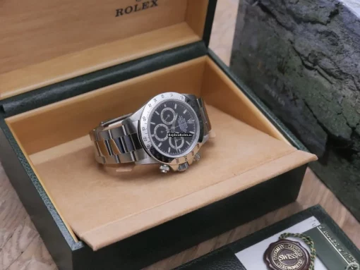 Special Replica Rolex Daytona 16520 Zenith El Primero Caliber 4030 Automatic Movement 40mm Steel Case Mens/unisex Watch - Image 2