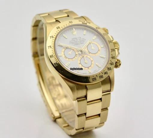 High Quality Fakes Rolex Daytona 16528 Caliber 4030 Automatic Movement 40mm Yellow Gold Case Mens/unisex Watch