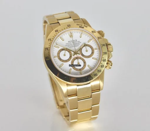 High Quality Fakes Rolex Daytona 16528 Caliber 4030 Automatic Movement 40mm Yellow Gold Case Mens/unisex Watch - Image 15