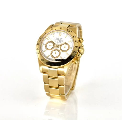 High Quality Fakes Rolex Daytona 16528 Caliber 4030 Automatic Movement 40mm Yellow Gold Case Mens/unisex Watch - Image 16