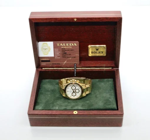 High Quality Fakes Rolex Daytona 16528 Caliber 4030 Automatic Movement 40mm Yellow Gold Case Mens/unisex Watch - Image 2